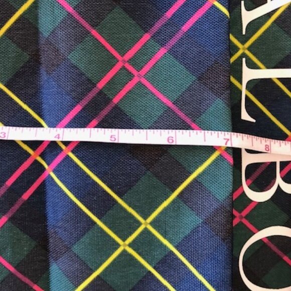 TALBOTS Tartan Plaid Extra Large Market Tote Reusable Shopping Bag - Picture 15 of 15